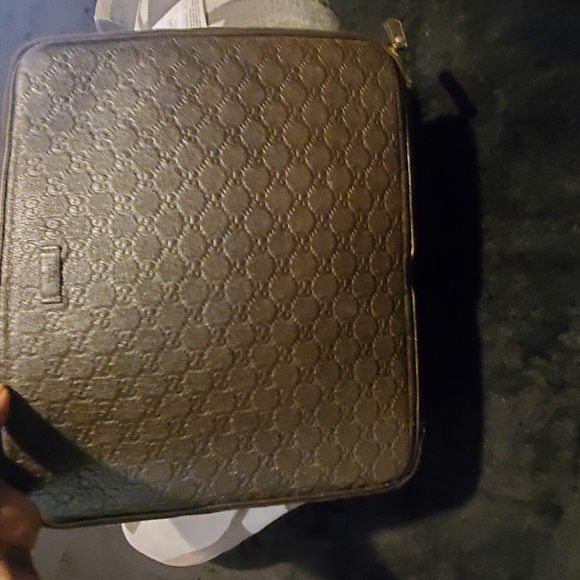 Authentic Gucci Laptop Bag Black/Brown In Excellent Condition Sorry No Offer's - Picture 1 of 12